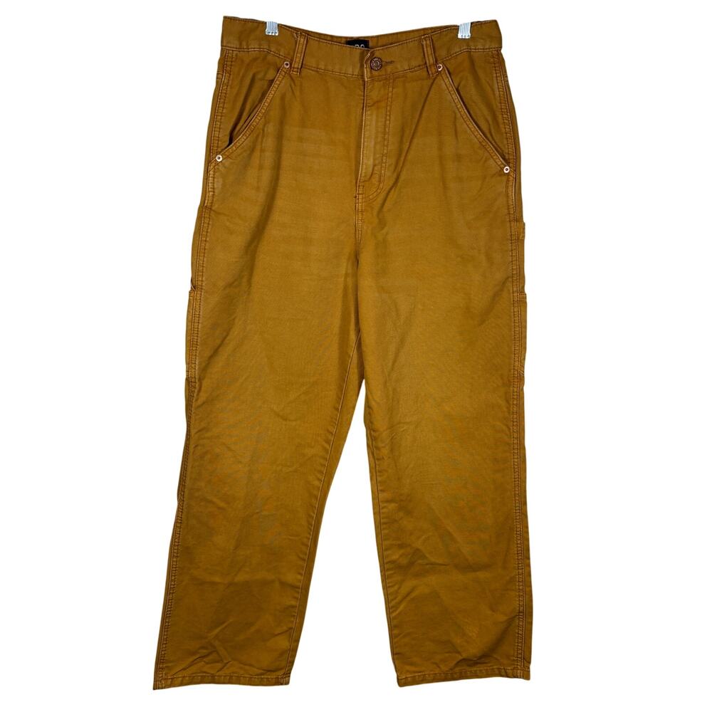 BDG High Rise Carpenter Pants Womens 30 Mustard Brown Urban Outfitters Baggy